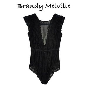 brandy melville rare lace bodysuit